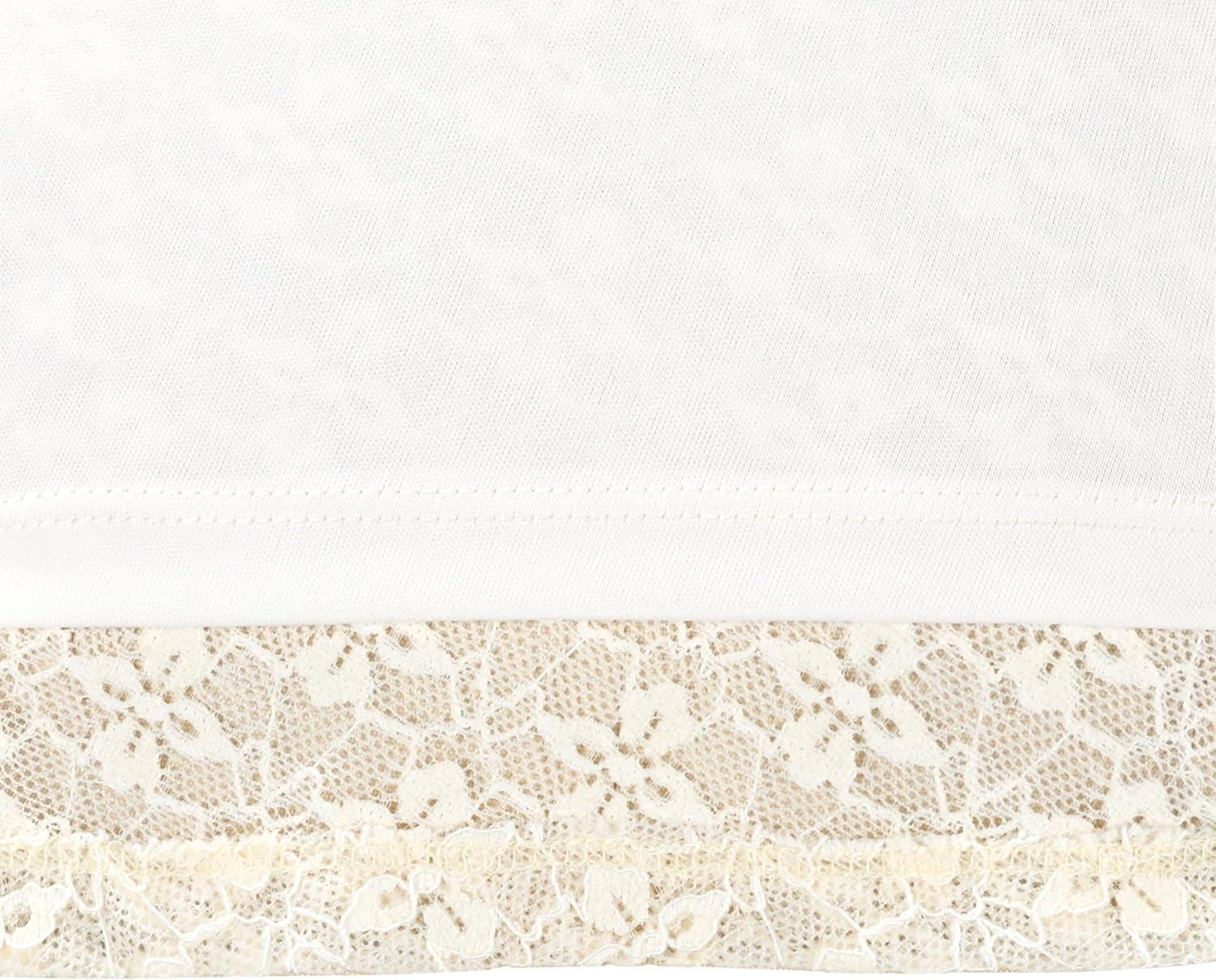 imageSunny Fashion Flower Girls Dress Lace Square Party Pageant Wedding Vintage FormalLight Beige