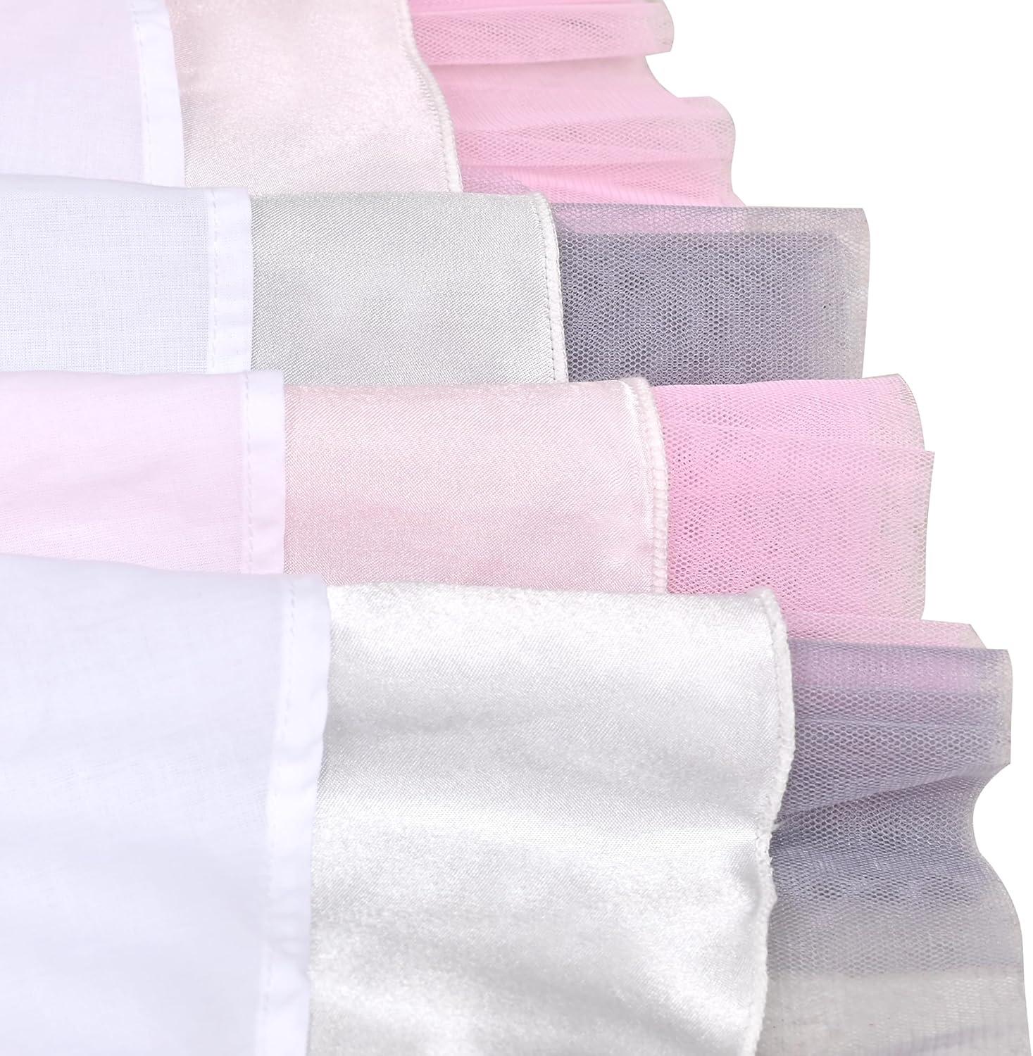 imageSunny Fashion Flower Girls Dress Unicorn Rainbow Pageant Princess PartyPink Grey Mouse