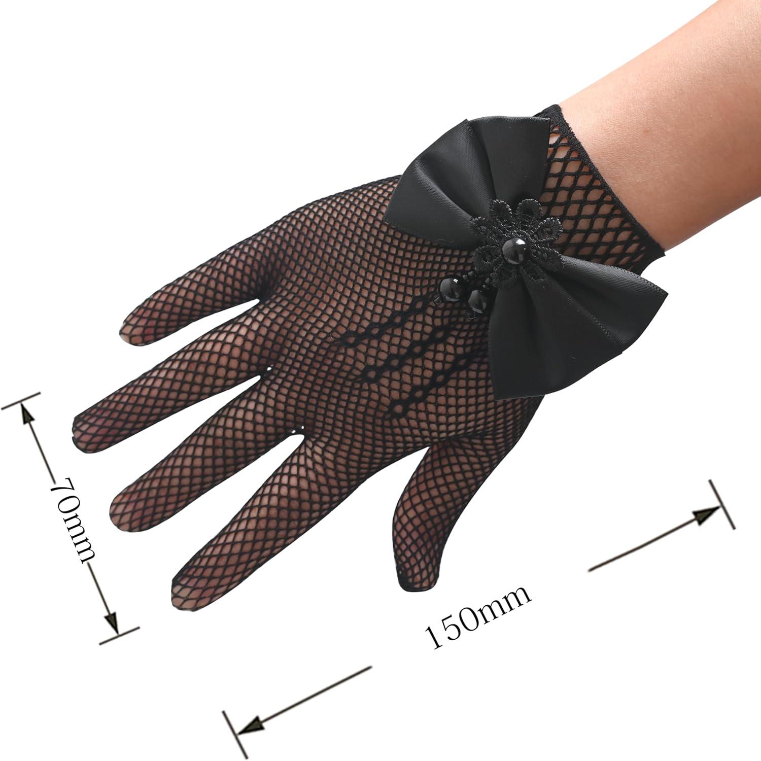 imageSunny Fashion Flower Girls Dress White Tea Party Gloves Princess Dress Size 412Pink Flower Set