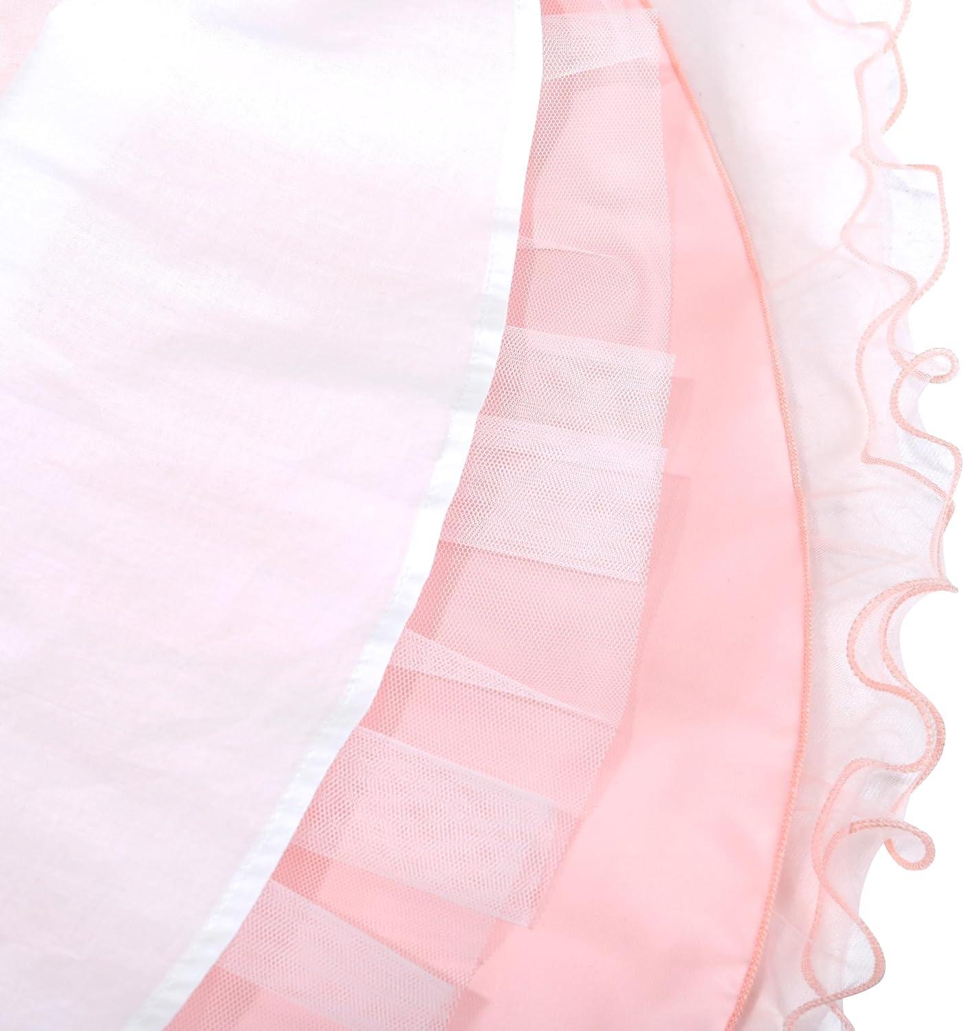 imageSunny Fashion Flower Girls Dress White Wedding Pageant Bridesmaid Gown Size 310Pink Embroidery