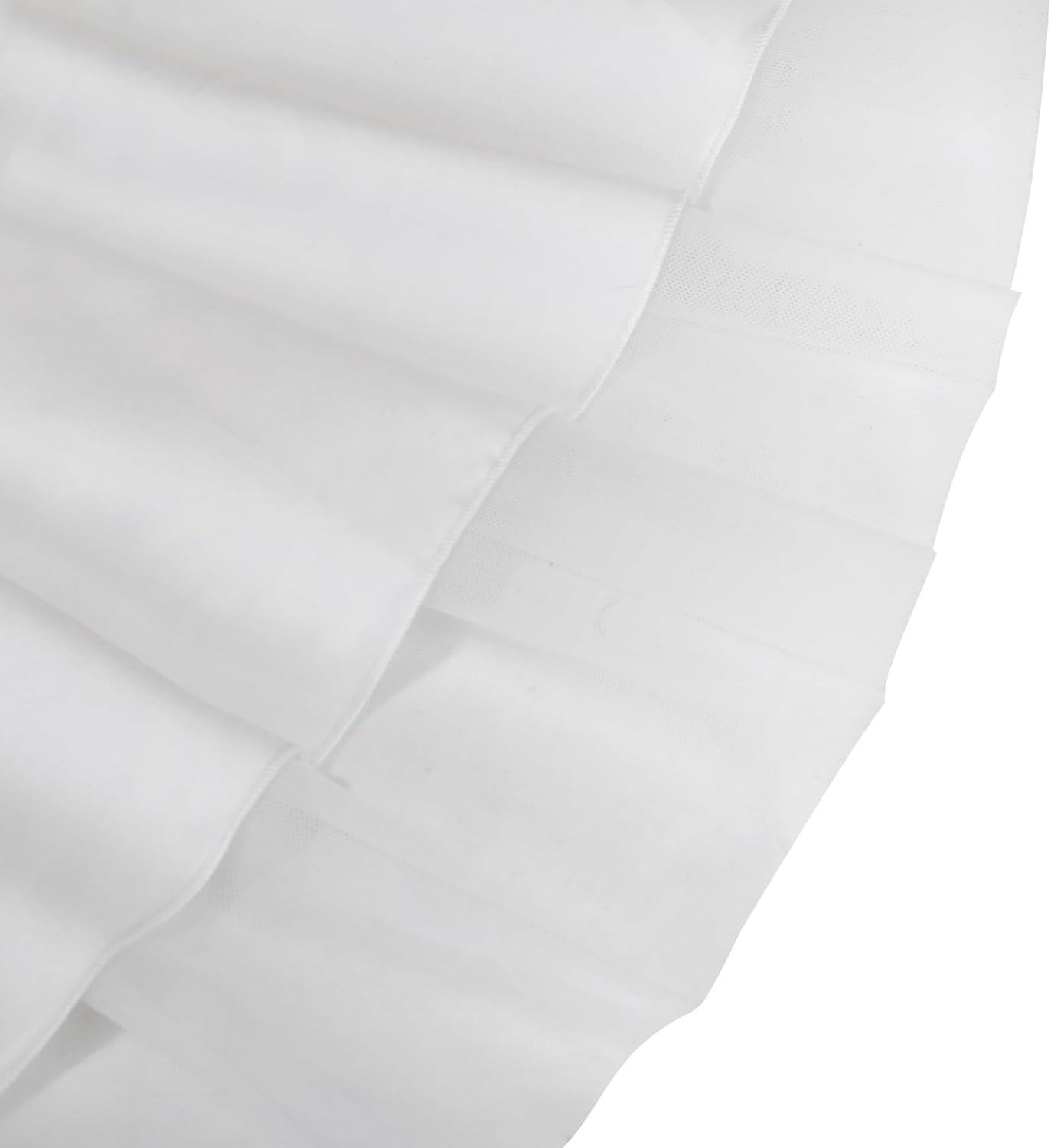 imageSunny Fashion Flower Girls Dress White Wedding Pageant Bridesmaid Gown Size 310White Vneck