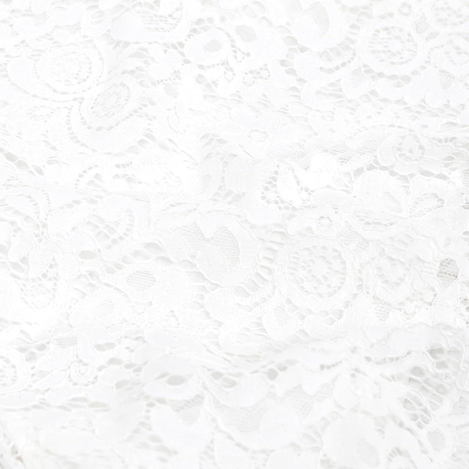 imageSunny Fashion Girls Dress 2PC Set White Floral Lace Glitter Tulle Skirt 34 SleevePurple