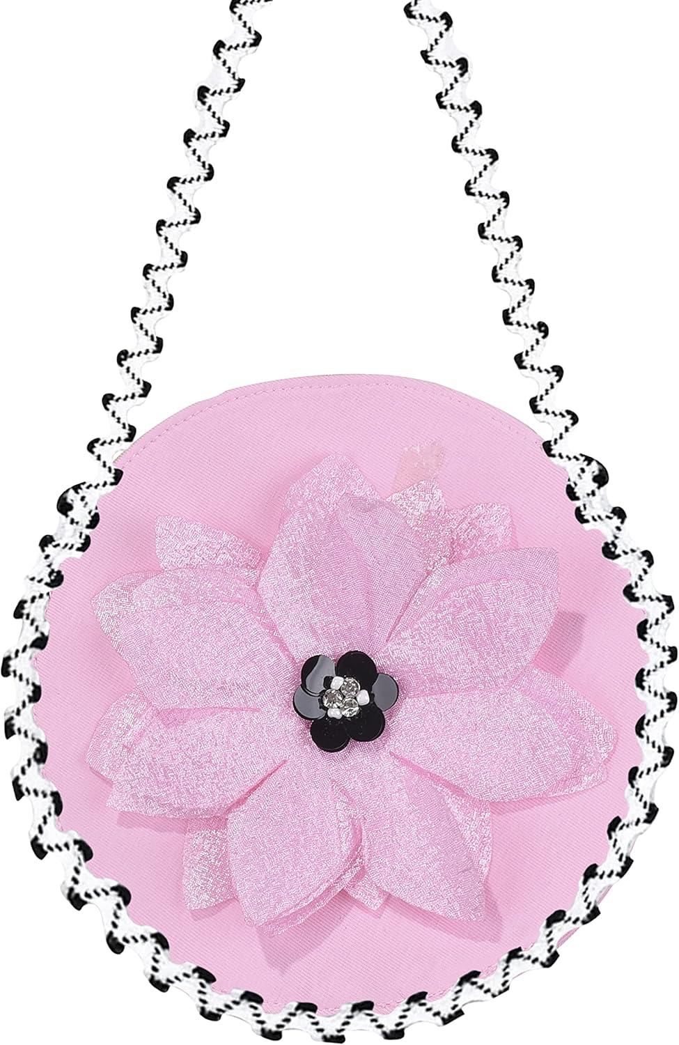 imageSunny Fashion Girls Dress Aline Cute Handbag White Princess Size 510Pink