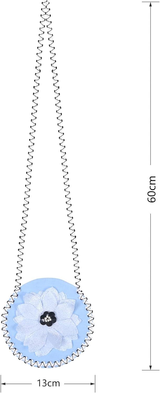 imageSunny Fashion Girls Dress Aline Cute Handbag White Princess Size 510Sky Blue Bag