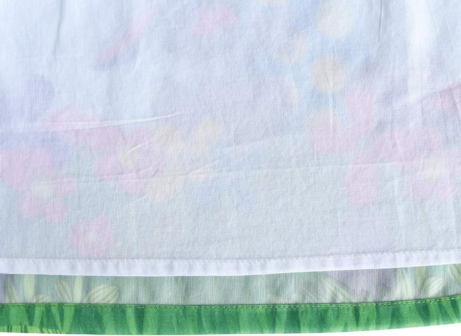 imageSunny Fashion Girls Dress Blue Flower PrintBlue Bunny