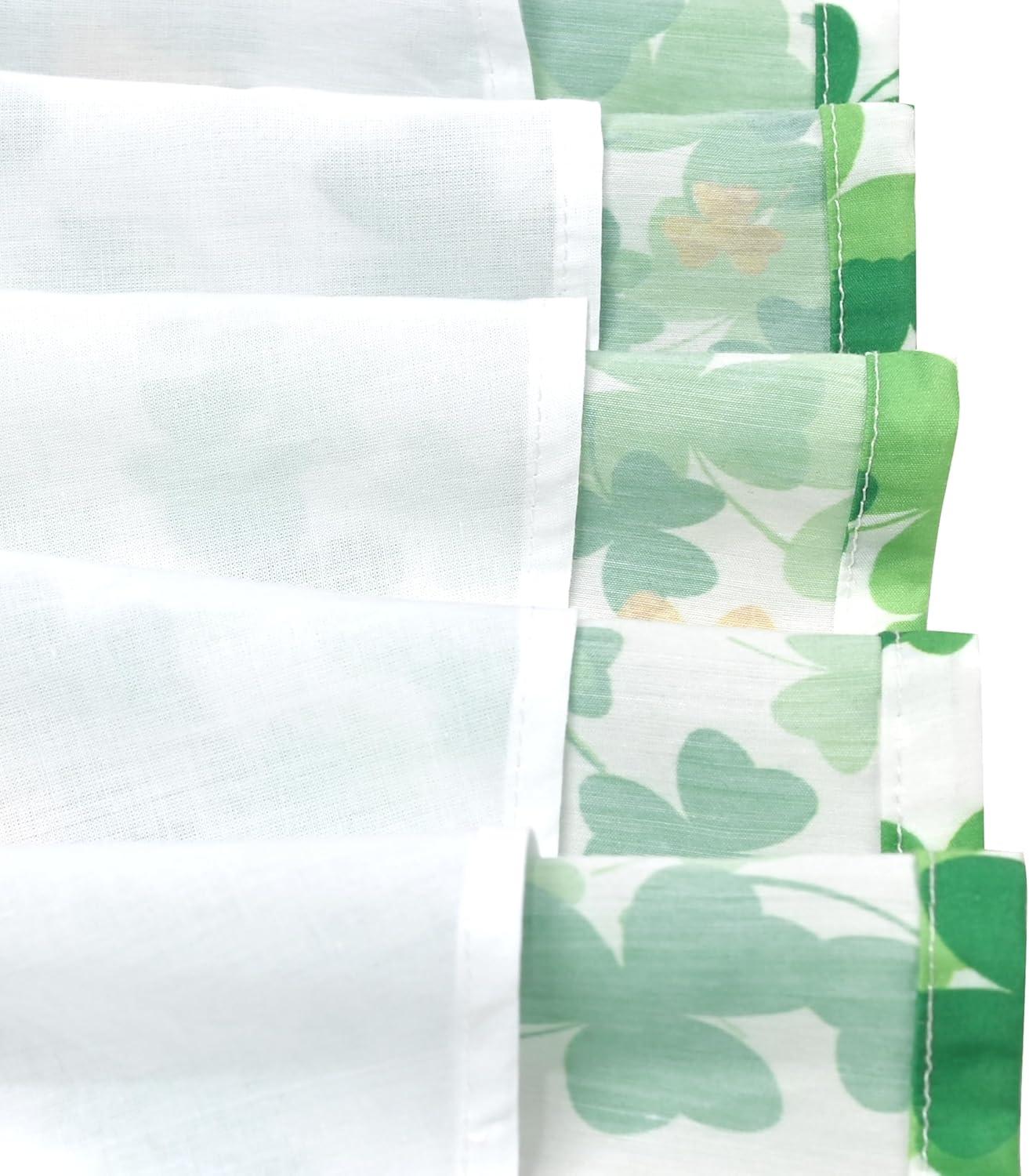 imageSunny Fashion Girls Dress Blue Flower PrintGreen Shamrock