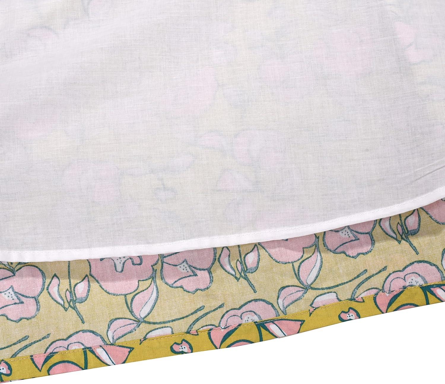 imageSunny Fashion Girls Dress Blue Flower PrintYellow Flower