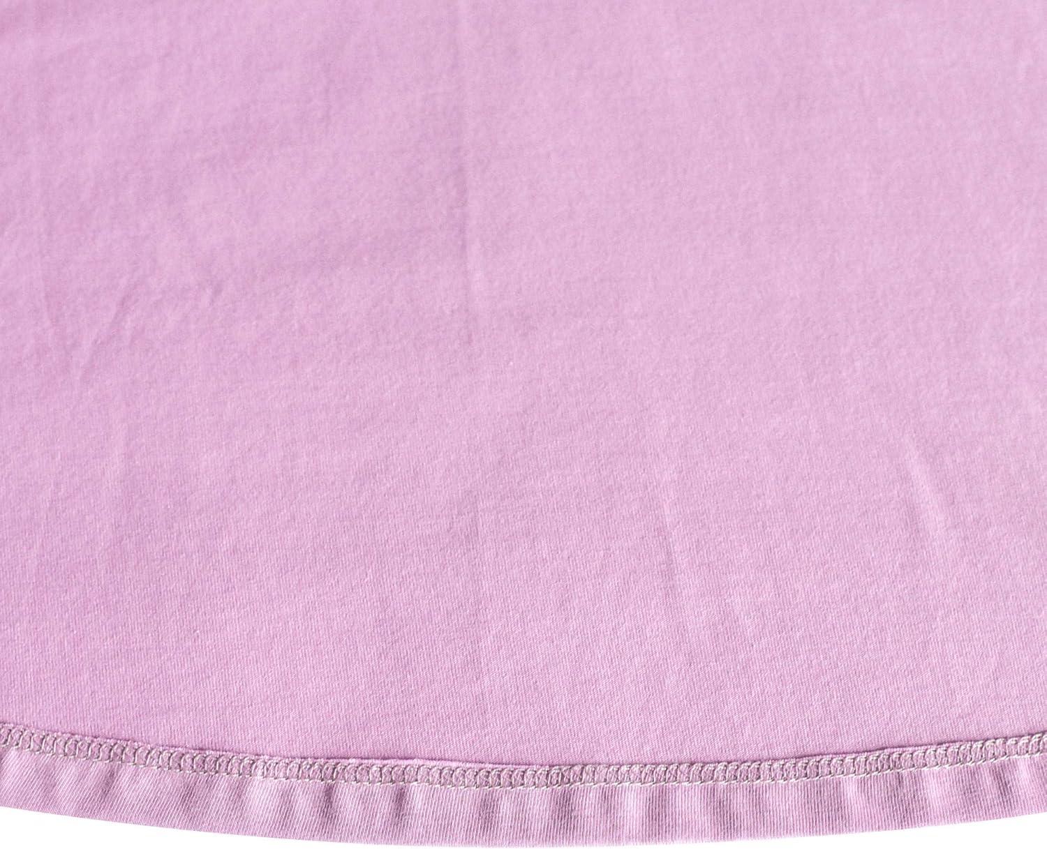 imageSunny Fashion Girls Dress Butterfly Long Sleeve Casual Knit Cotton DressPurple