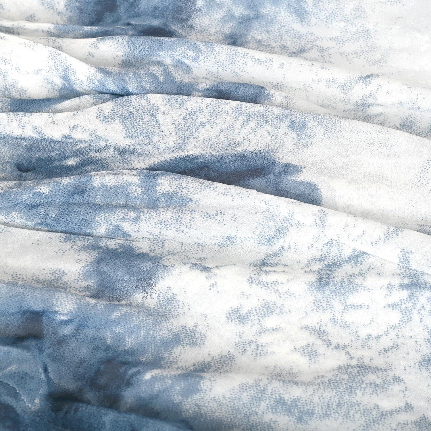 imageSunny Fashion Girls Dress Chiffon Floral HighLow Tie Waist Party PrincessBlue