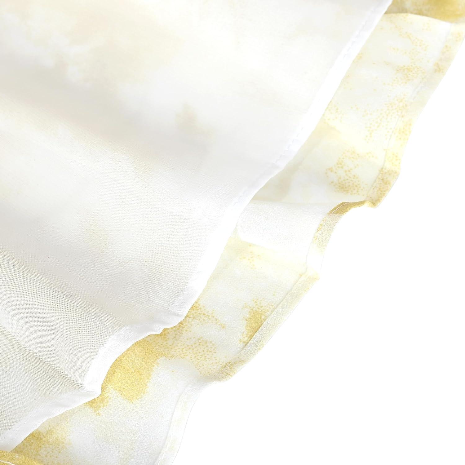 imageSunny Fashion Girls Dress Chiffon Floral HighLow Tie Waist Party PrincessYellow