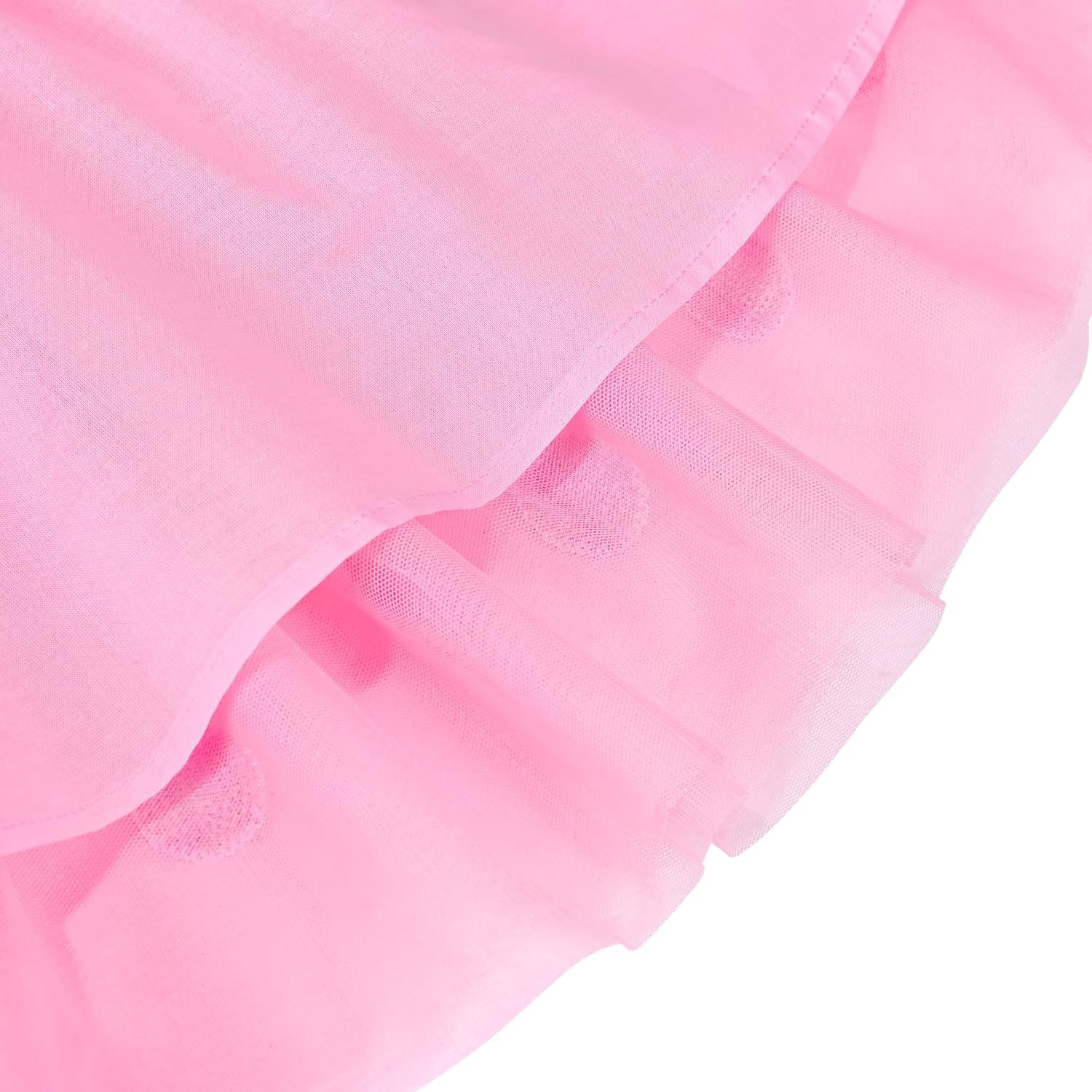 imageSunny Fashion Girls Dress Daisy Embroidered Long Sleeve Purple Party Dress SmilePink