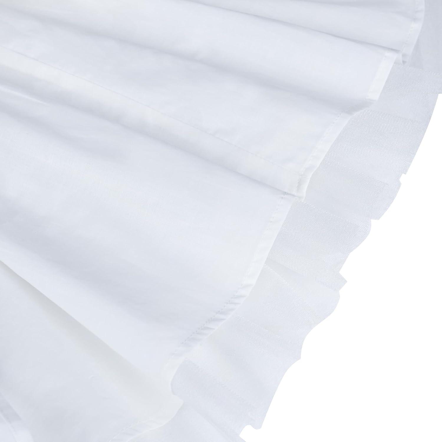 imageSunny Fashion Girls Dress Daisy Embroidered Long Sleeve Purple Party Dress SmileRainbow Sky Blue