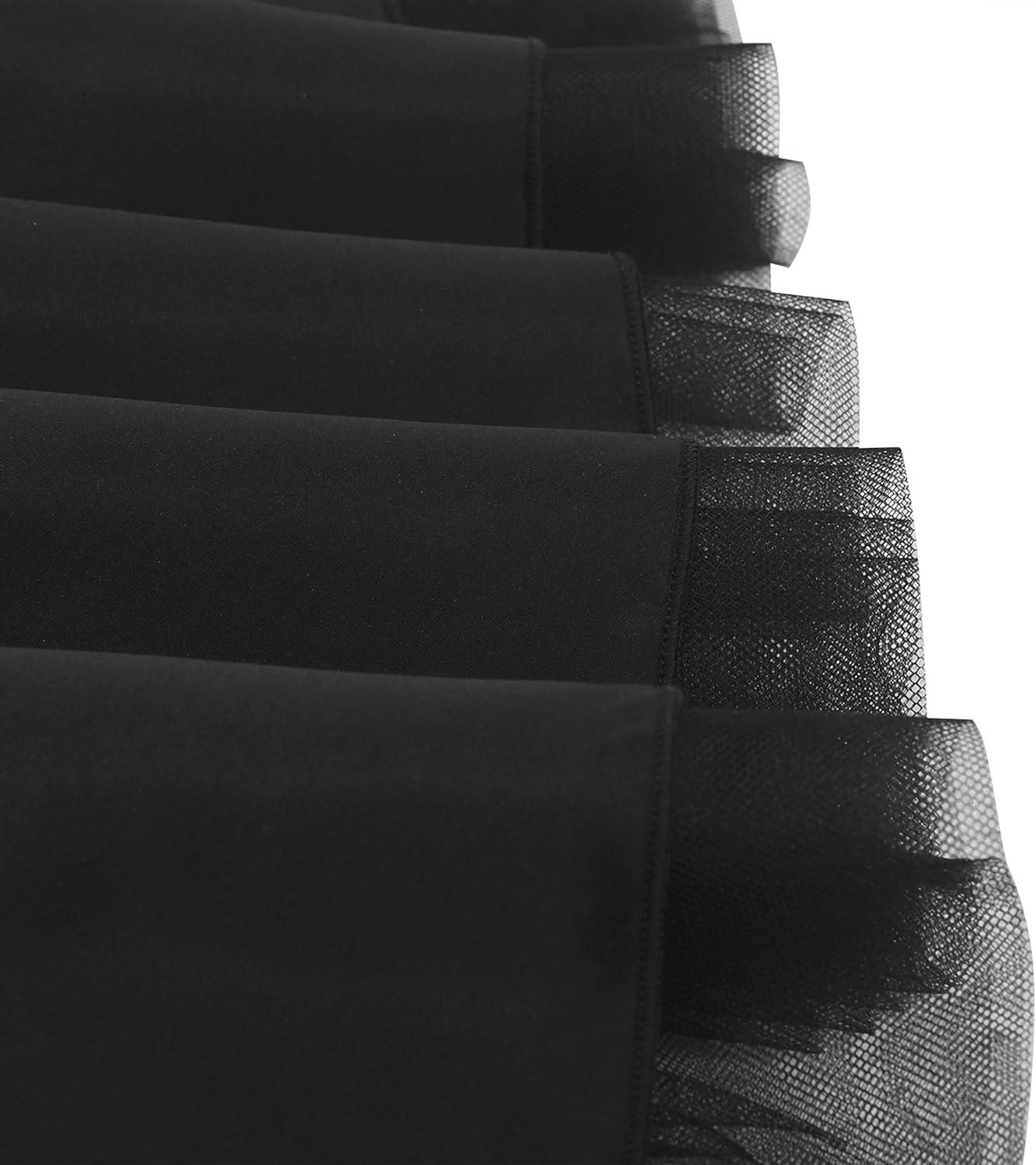 imageSunny Fashion Girls Dress Glitter Sequin Wedding Bridesmaid Pageant Size 414Black Puff Sleeve