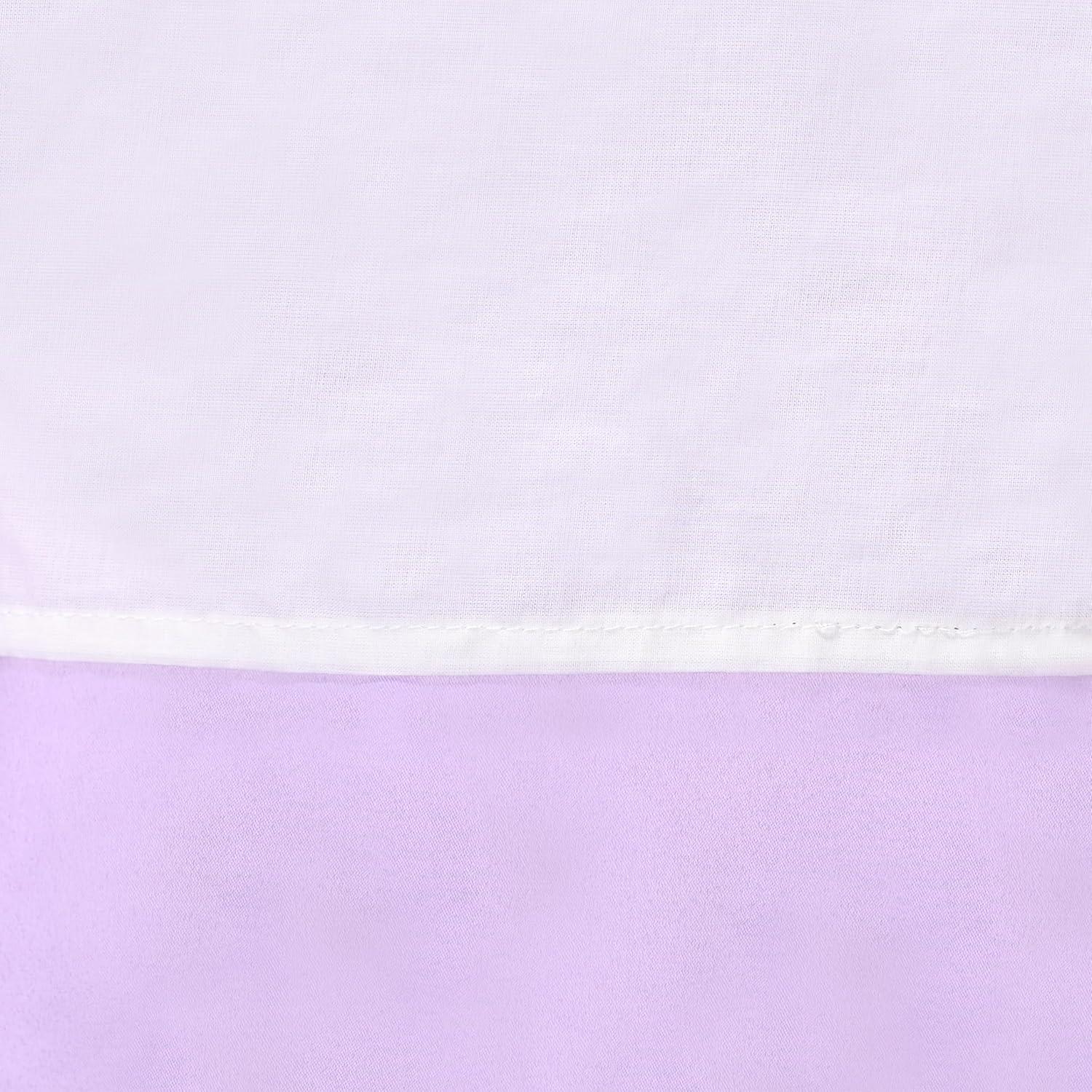 imageSunny Fashion Girls Dress Glitter Sequin Wedding Bridesmaid Pageant Size 414Purple Tulle