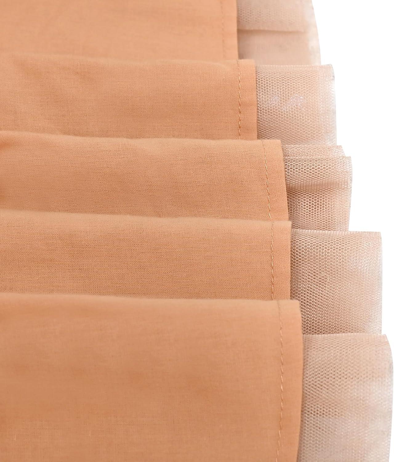 imageSunny Fashion Girls Dress Pink Sequin Wedding HiLow Tulle Skirt Tutu Flutter SleeveBeige Unicorn