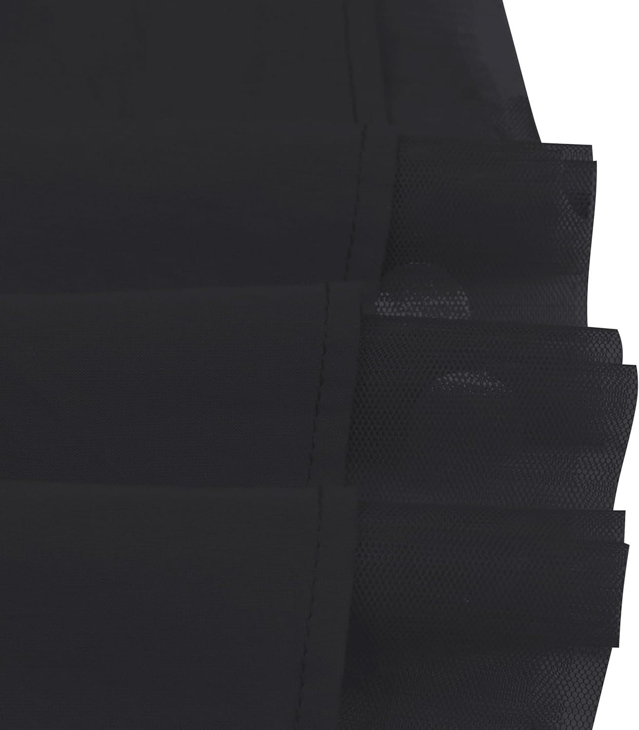 imageSunny Fashion Girls Dress Pink Sequin Wedding HiLow Tulle Skirt Tutu Flutter SleeveBlack Dot