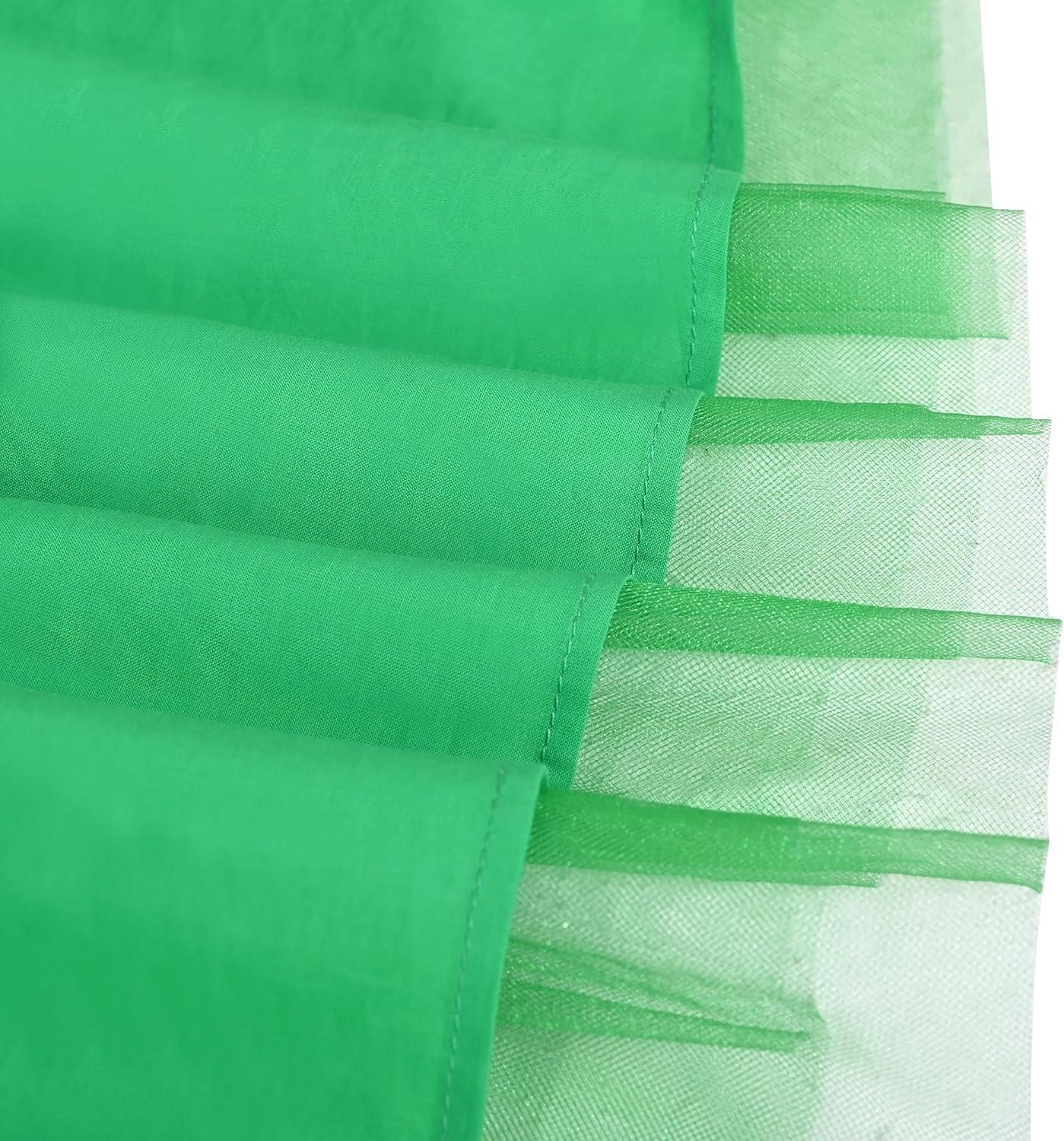 imageSunny Fashion Girls Dress Pink Sequin Wedding HiLow Tulle Skirt Tutu Flutter SleeveGreen