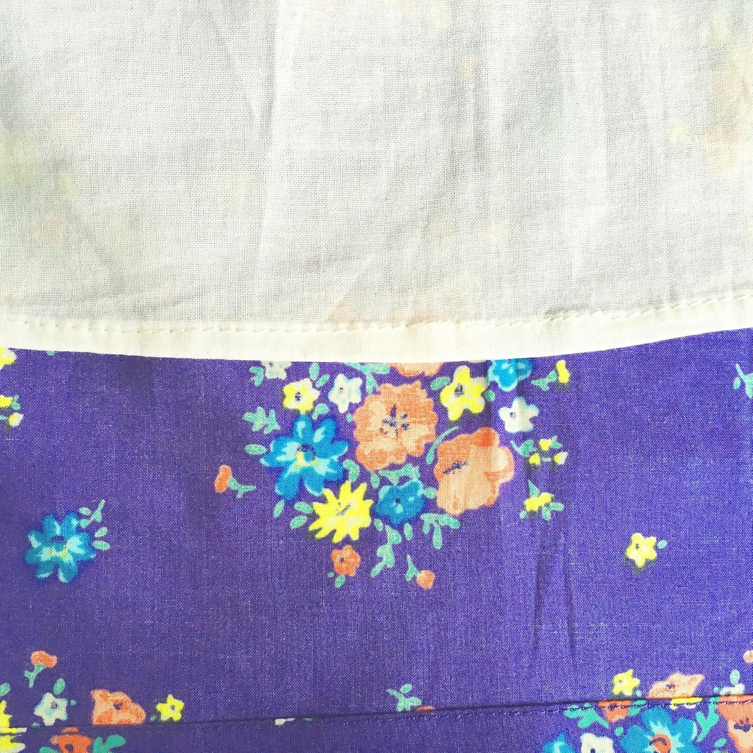 imageSunny Fashion Girls Dress Purple Flower 34 Sleeve Princess Party Dress