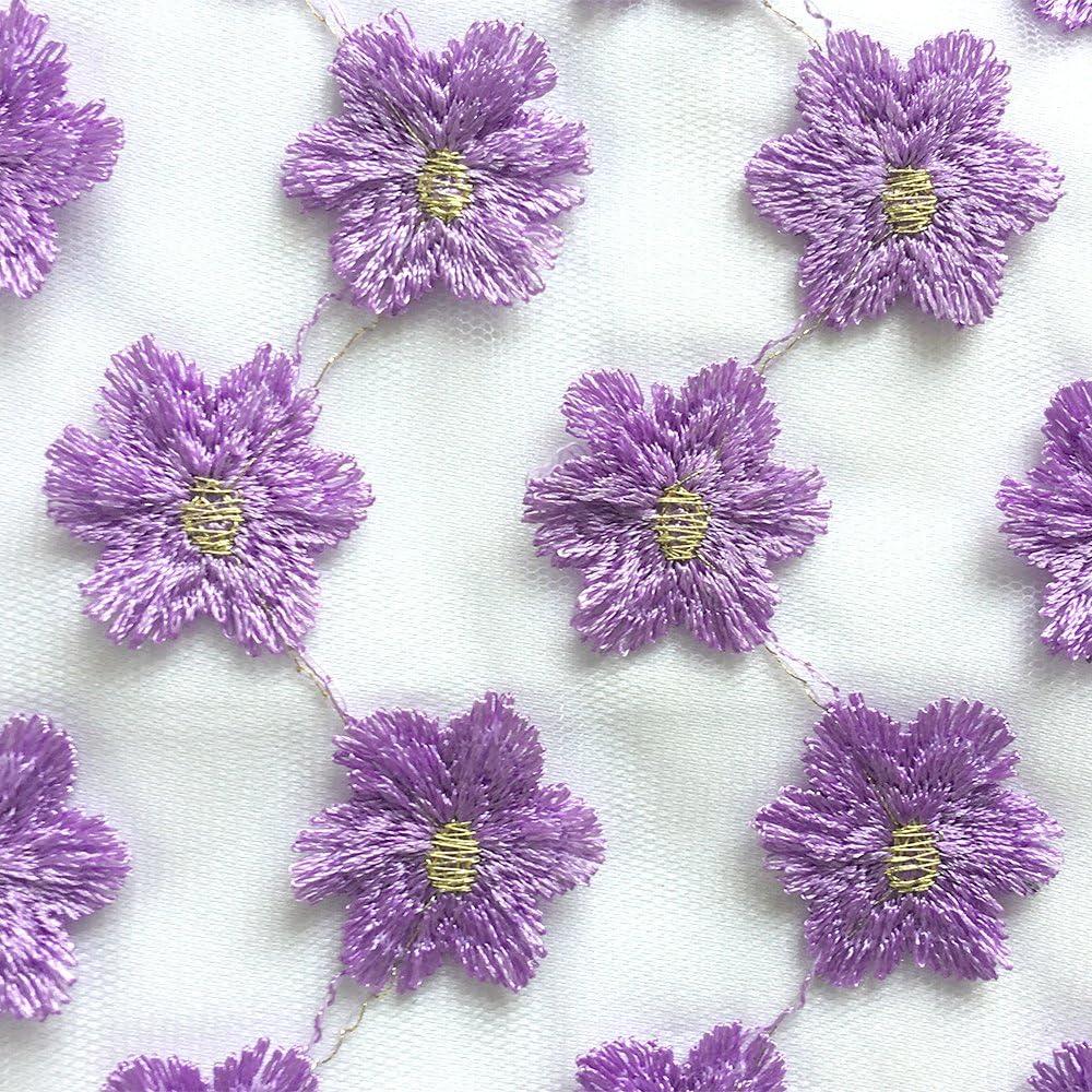 imageSunny Fashion Girls Dress Purple Flower White Tulle Pleated Wedding PartyWhite and Purple