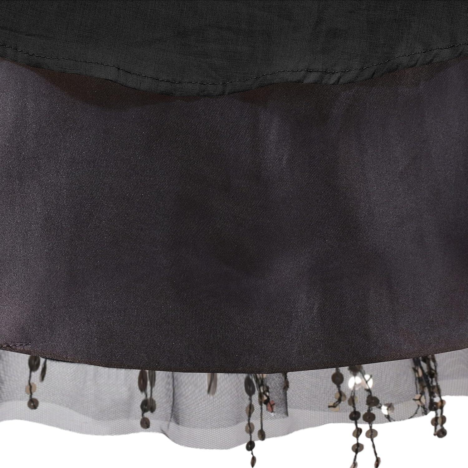 imageSunny Fashion Girls Dress Purple Off Shoulder HiLow Skirt Bridesmaid Size 714Black