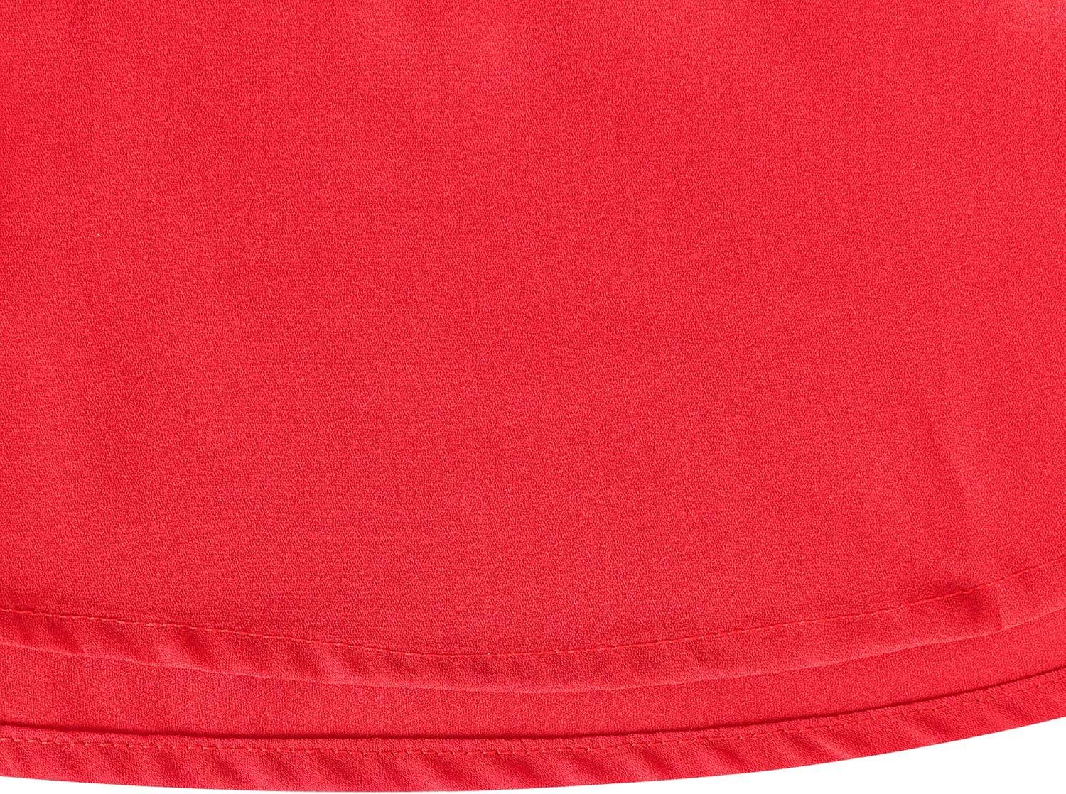 imageSunny Fashion Girls Dress Rhinestone Chiffon Bridesmaid Dance Ball Maxi GownRed