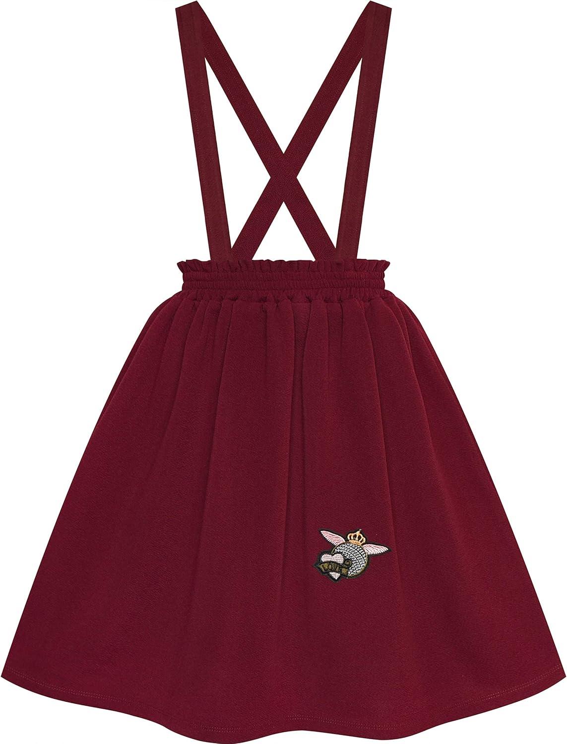 imageSunny Fashion Girls Dress Shinning Sequins Beige Tulle Layers Wedding PageantRed Set