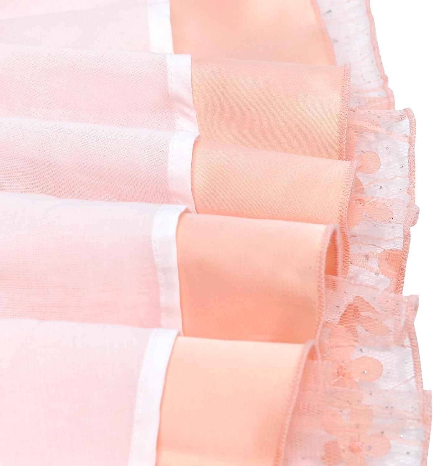 imageSunny Fashion Girls Dress Turquoise Embroidered Halter Dress PartySalmon Pink