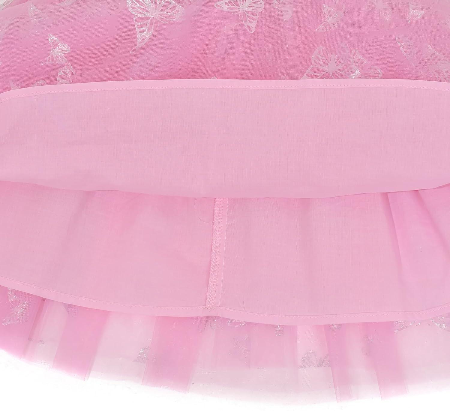 imageSunny Fashion Girls Dress Unicorn Embroidered Rainbow Holiday Party HalloweenPink Bunny Set