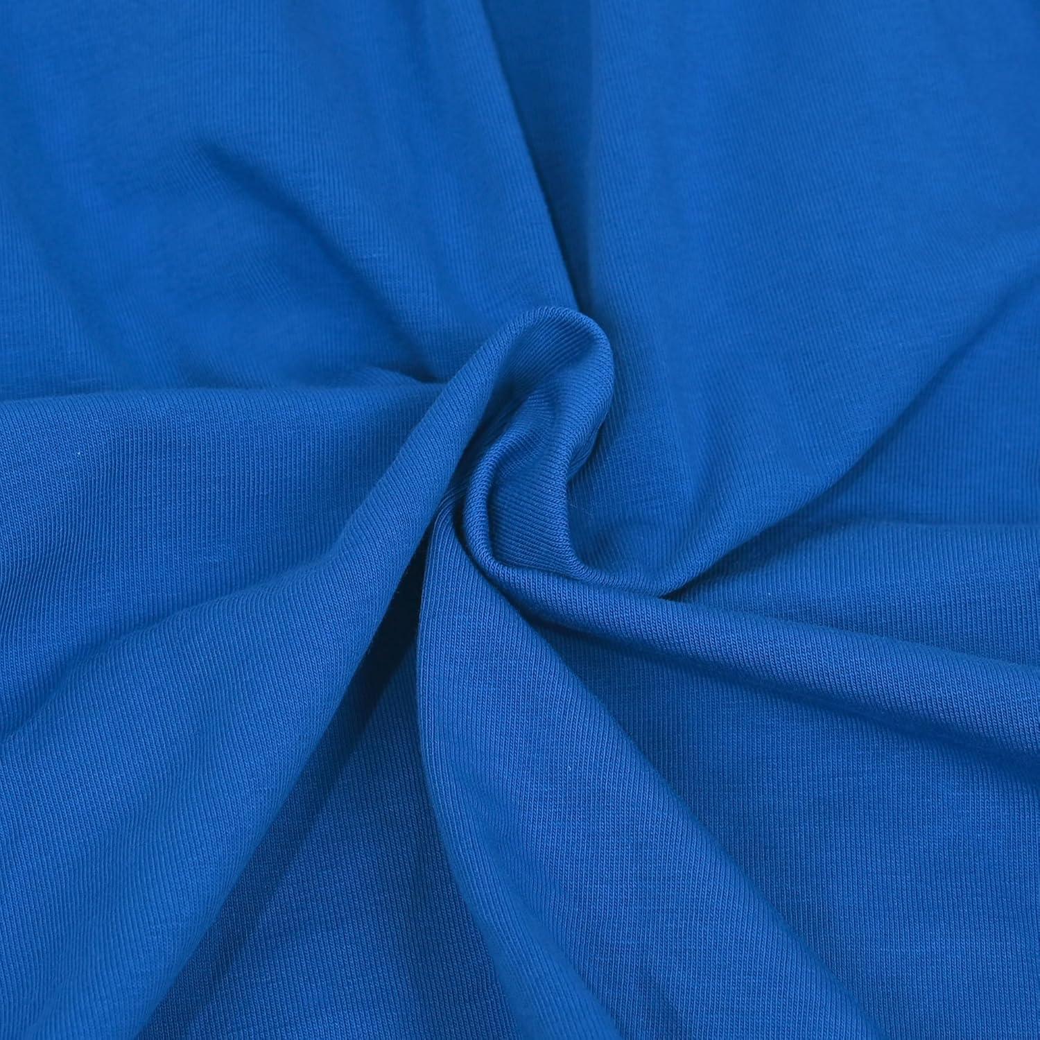 imageSunny Fashion Girls Dress White Collar Long Sleeve Daily Cozy Cotton Casual Dress Size 510Navy Blue