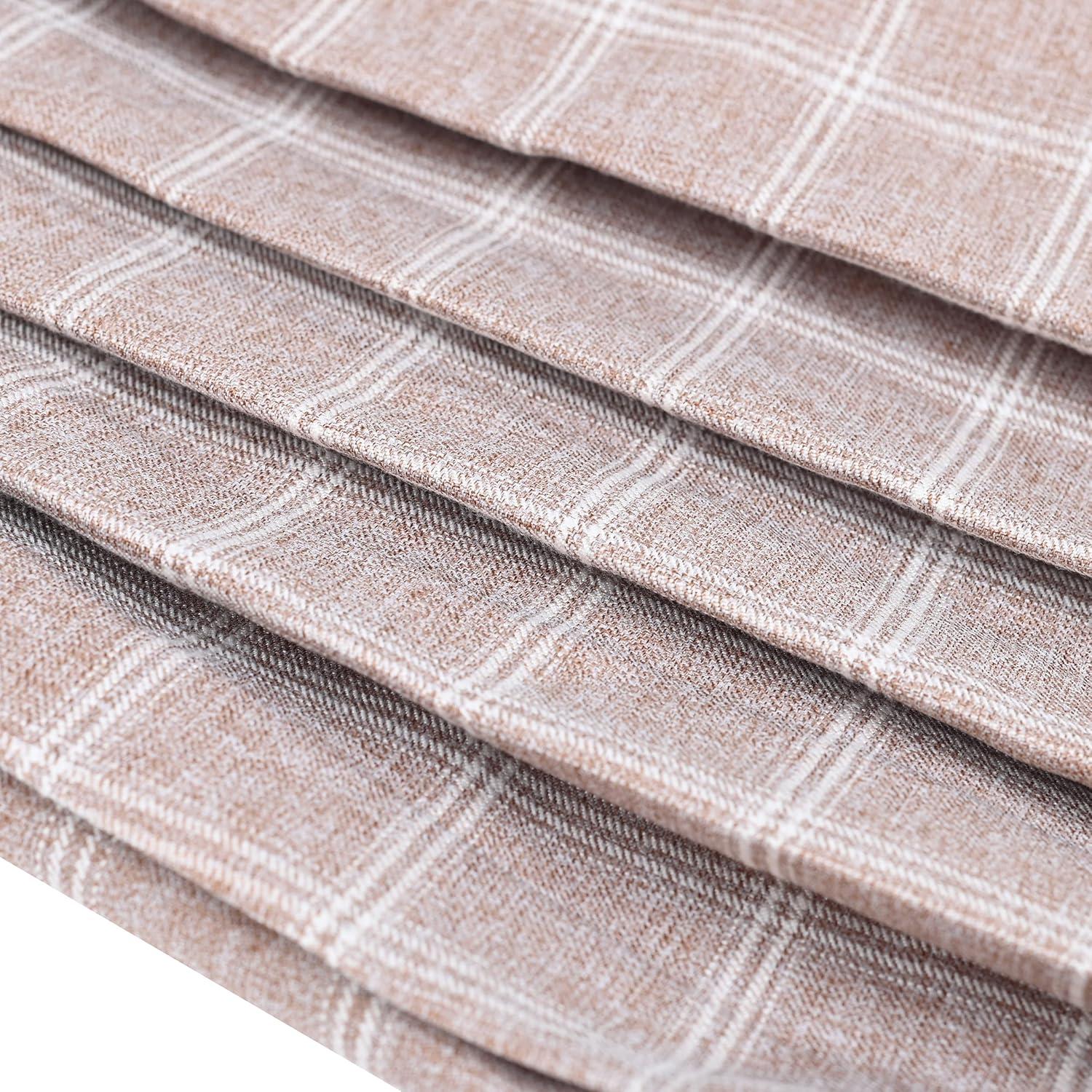 imageSunny Fashion Girls Skirt Beige Pleated Bow Tie Back School Uniform Size 614Beige Plaid