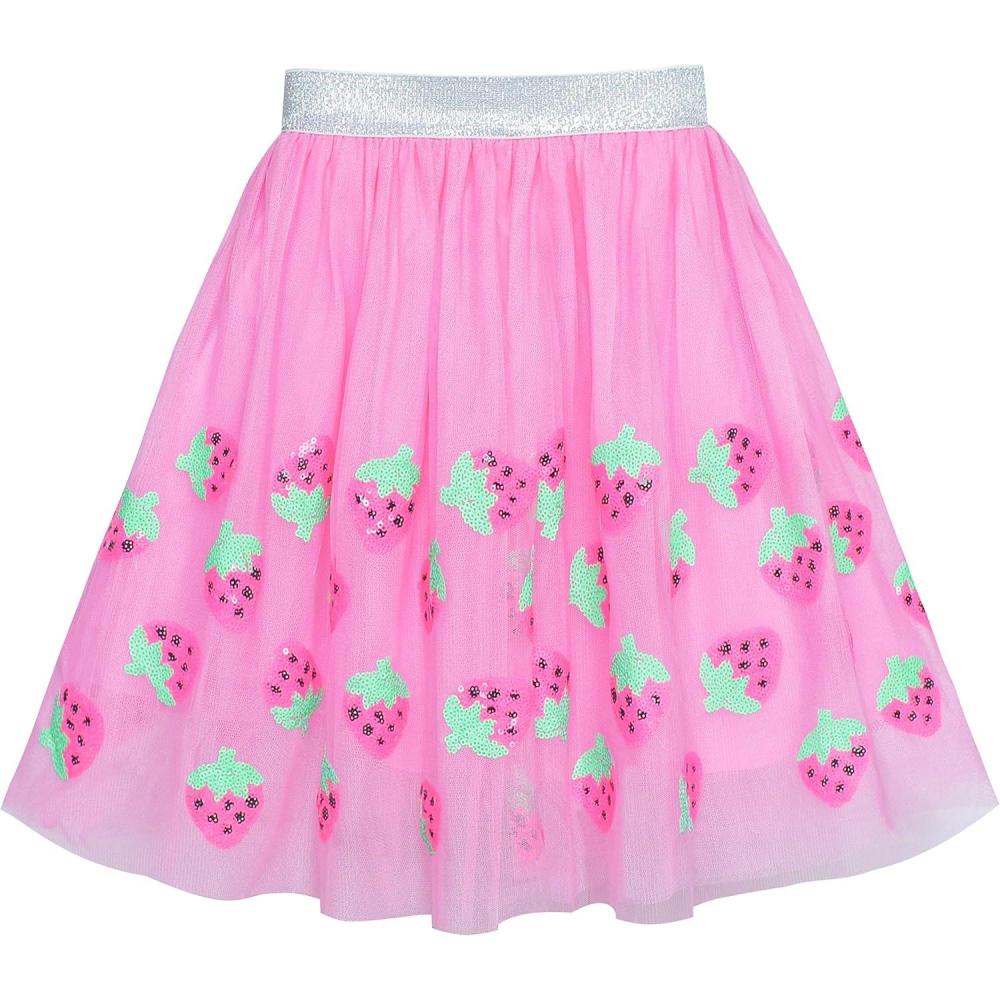 imageSunny Fashion Girls Skirt Tutu Rainbow Multicolor Ballet Dancing Party Size 210Pink and Purple