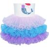 Girls Dress Pink Tutu Unicorn Dancing Tiered Skirt Ballet Birthday Party 3-7(Purple Mermaid)
