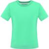 Sunny Fashion 2 Pack Girls T-Shirt Top Tee Solid Striped Basic Cozy Cotton Essential(Green Turquoise)
