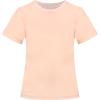 Sunny Fashion 2 Pack Girls T-Shirt Top Tee Solid Striped Basic Cozy Cotton Essential(Light Pink)
