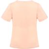 Sunny Fashion 2 Pack Girls T-Shirt Top Tee Solid Striped Basic Cozy Cotton Essential(Light Pink)