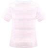 Sunny Fashion 2 Pack Girls T-Shirt Top Tee Solid Striped Basic Cozy Cotton Essential(Pink Purple)