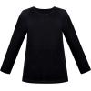 Sunny Fashion 2 Pack Girls Top Tee Shirt Base Layer Comfort Cotton Soft(Black White)