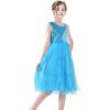 Sunny Fashion Flower Girls Dress Dimensional Flower Wedding Party Pageant