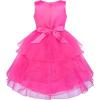 Sunny Fashion Flower Girls Dress Rhinestone Tulle Wedding Pageant Bridesmaid