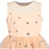 Sunny Fashion Flower Girls Dress Unicorn Rainbow Pageant Princess Party(Beige Star)