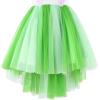 Sunny Fashion Flower Girls Dress Unicorn Rainbow Pageant Princess Party(Green Bunny)