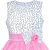 Sunny Fashion Girls Dress Glitter Sequin Wedding Bridesmaid Pageant Size 4-14(Pink)