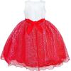 Sunny Fashion Girls Dress Glitter Sequin Wedding Bridesmaid Pageant Size 4-14(Red)