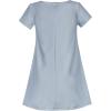 Sunny Fashion Girls Dress Gray Blue Embroidered Jellyfish Clownfish A-line Dress