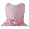 Sunny Fashion Girls Dress Pink Diamond Wedding Pageant Bridesmaid