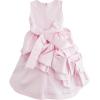 Sunny Fashion Girls Dress Pink Flower Trimmed Wedding