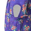 Sunny Fashion Girls Dress Purple Flower 3/4 Sleeve Princess Party Dress