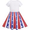 Sunny Fashion Girls Dress Short Sleeve Casual Summer Sundress(Multi-color)