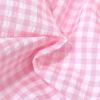 Sunny Fashion Girls Dress Spaghetti Gingham Ruffle Light Yellow Plaid Casual(Pink)