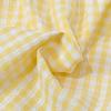 Sunny Fashion Girls Dress Spaghetti Gingham Ruffle Light Yellow Plaid Casual(Yellow)